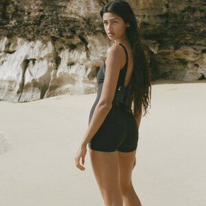 ABYSSE Hawkins Bodysuit - Jet Rib (Size M)